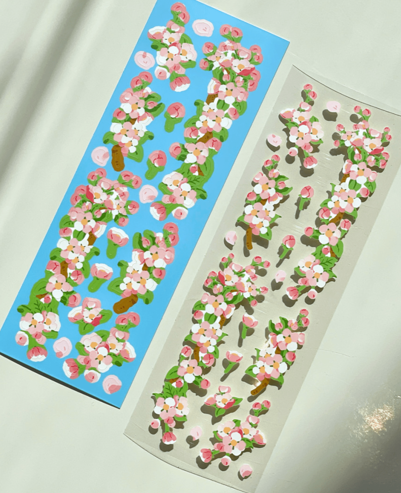 [NR16] Norudal Shop Wreath Confetti Removable Sticker Sheet (options) - Norudal Shop_NR16S5 - Apple Flower (Pink)_korean_sticker_stationery