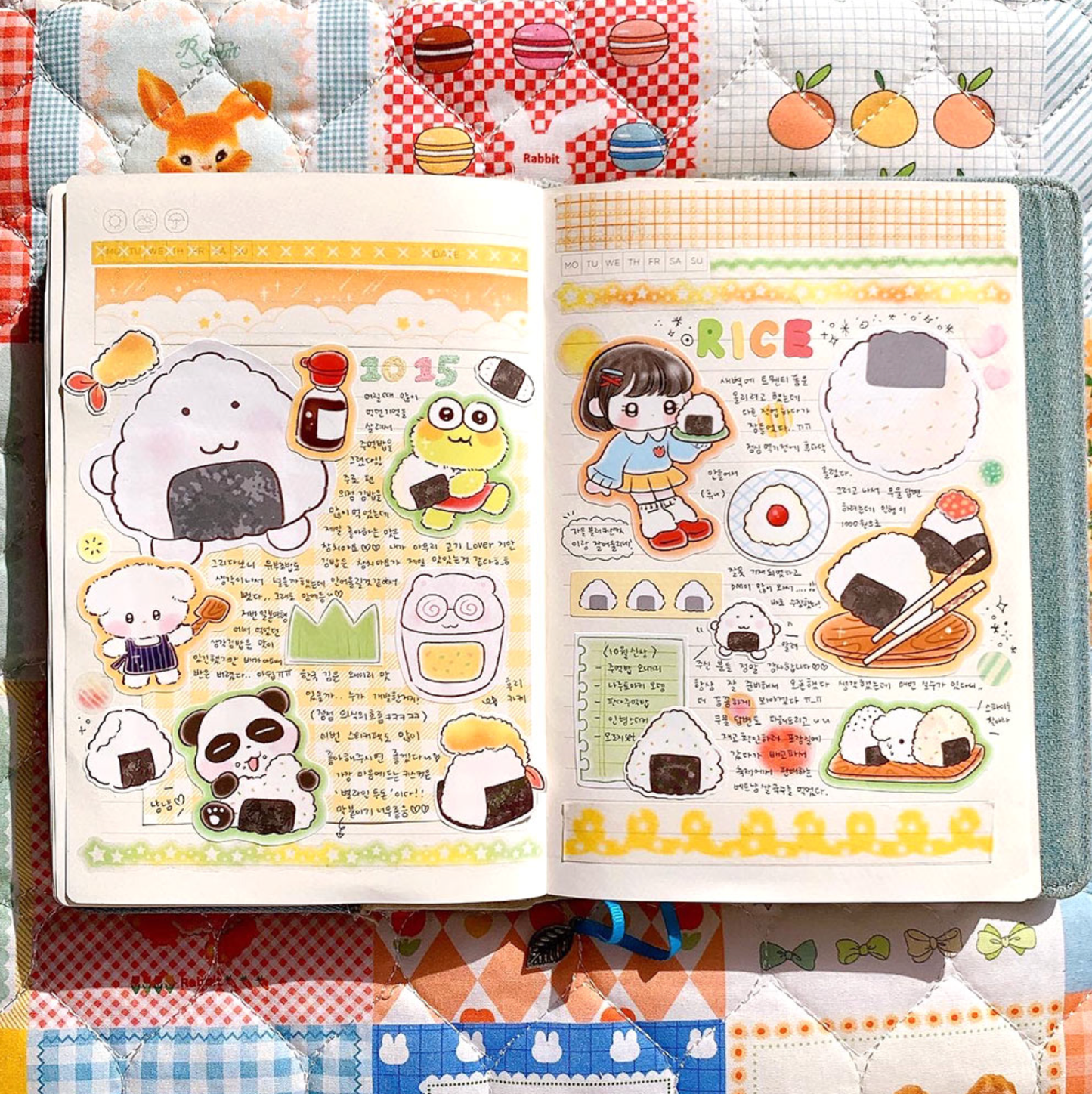 [PK13] Pinkrue Onigiri & Narutomaki Sticker Pack (Singles/Pack) - Pinkrue_PK13 - Pack_korean_sticker_stationery