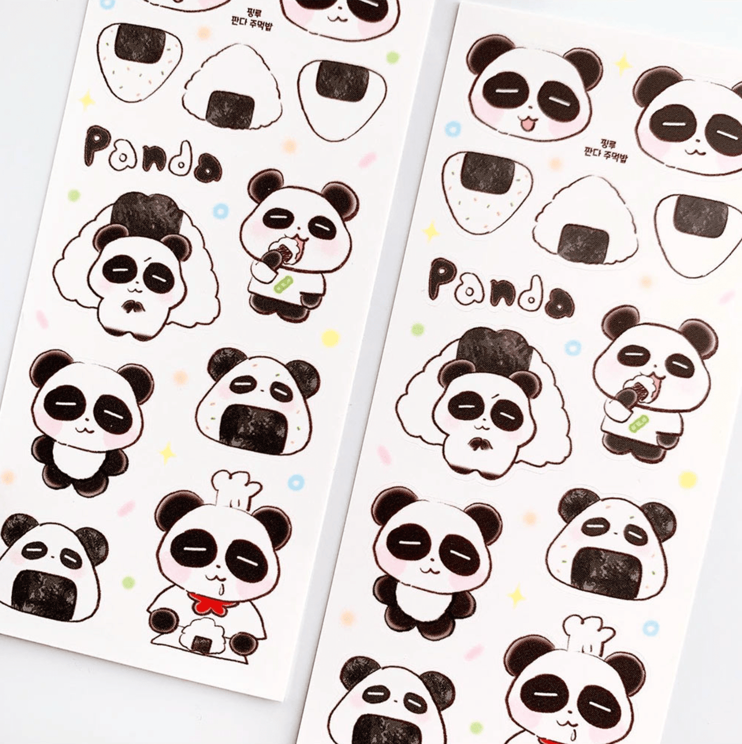[PK13] Pinkrue Onigiri & Narutomaki Sticker Pack (Singles/Pack) - Pinkrue_PK13S5 - Memo Sticker Sheets (2)_korean_sticker_stationery