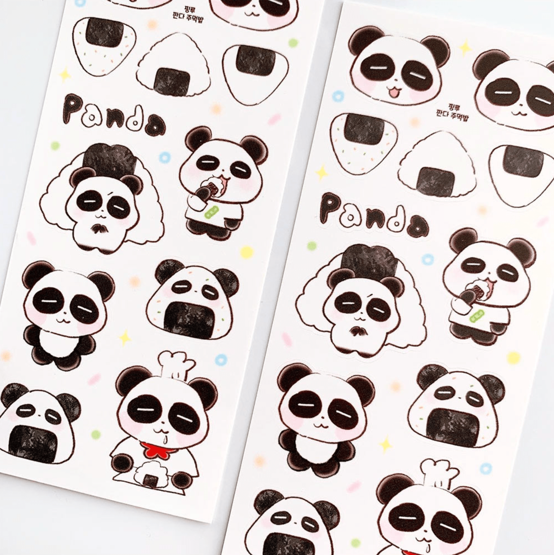[PK13] Pinkrue Onigiri & Narutomaki Sticker Pack (Singles/Pack) - Pinkrue_PK13S5 - Memo Sticker Sheets (2)_korean_sticker_stationery