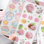 [PK18] Pinkrue Spring & Mushroom Sticker Pack (Singles/Pack) - Pinkrue_PK18 - Pack_korean_sticker_stationery