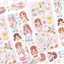 [PK18] Pinkrue Spring & Mushroom Sticker Pack (Singles/Pack) - Pinkrue_PK18 - Pack_korean_sticker_stationery
