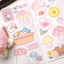 [PK18] Pinkrue Spring & Mushroom Sticker Pack (Singles/Pack) - Pinkrue_PK18 - Pack_korean_sticker_stationery