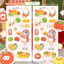 [PK24] Pinkrue Tomato Sticker Pack (Singles/Pack) - Pinkrue_PK24S3 - Omurice_korean_sticker_stationery