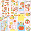 [PK24] Pinkrue Tomato Sticker Pack (Singles/Pack) - Pinkrue_PK24 - Pack_korean_sticker_stationery