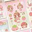 [PK27] Pinkrue Strawberry Angel Sticker Pack (Singles/Pack) - Pinkrue_PK27 - Pack_korean_sticker_stationery