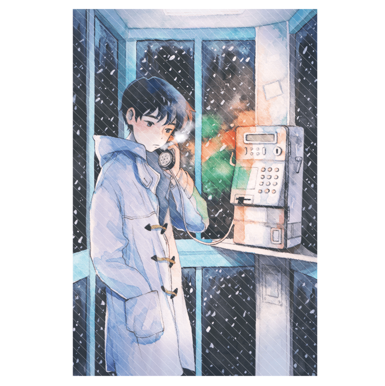 [PN10] Parknyam Payphone Postcard - Parknyam__korean_sticker_stationery