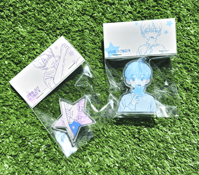 [PN15] Parknyam Collecting the Stars Acrylic Clip (options) - Parknyam_PN14S1 - Inside the Star_korean_sticker_stationery