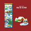 [PO07] Poku Poku Studio 2021 Christmas Sticker Sheet Pack A - Poku Poku Studio_PO07S3 - Dancing with the Snowman_korean_sticker_stationery