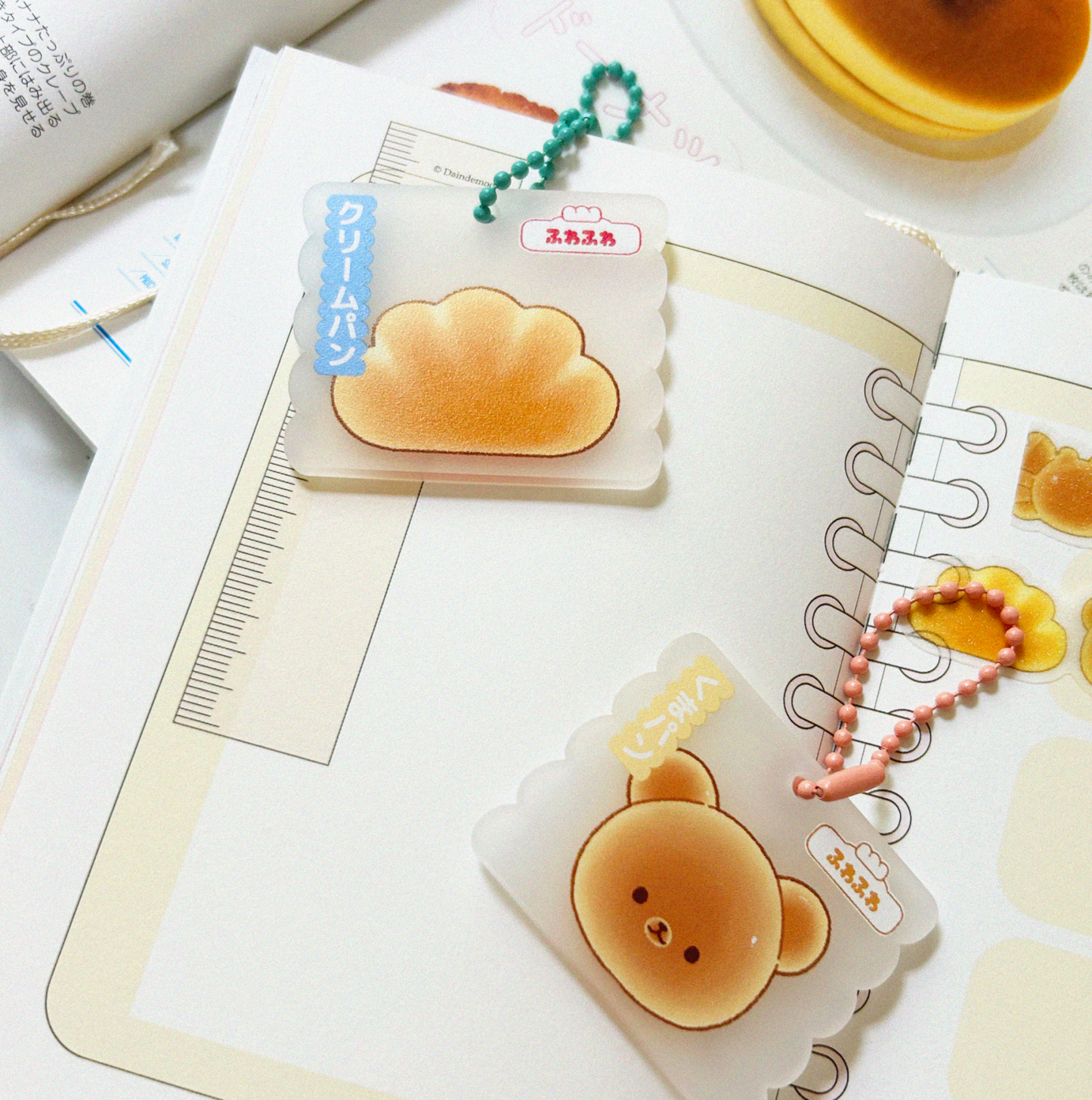 [PP01] Pompomroom Acrylic Keyring (options) - Pompomroom_PP04S1 - Strawberry Milk Pudding_korean_sticker_stationery