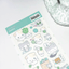 [PP06] NEW Pompomroom 'Lucky! Super Lucky!' Sticker Sheet - Pompomroom__korean_sticker_stationery
