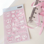 [PP09] NEW Pompomroom 'Snow Bunny and Winter Strawberry' Sticker Sheet - Pompomroom__korean_sticker_stationery