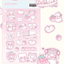 [PP09] NEW Pompomroom 'Snow Bunny and Winter Strawberry' Sticker Sheet - Pompomroom__korean_sticker_stationery