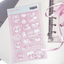 [PP09] NEW Pompomroom 'Snow Bunny and Winter Strawberry' Sticker Sheet - Pompomroom__korean_sticker_stationery