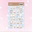 [PP10] NEW Pompomroom 'Let's Dress Warm' Matte Sticker Sheet - Pompomroom__korean_sticker_stationery