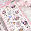 [PP21] NEW Pompomroom 'Chaotic Long Leg Friends' Sticker Sheet - Pompomroom__korean_sticker_stationery