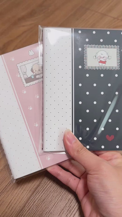 [MZ39] NEW Mummuz Smart Notebook (Navy/Pink) with Cover
