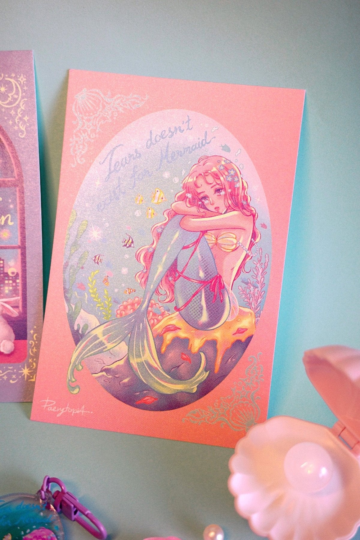 [PT01] Paerytopia Postcards (options) - Paerytopia_PT01S8 - Luxury Girl_korean_sticker_stationery