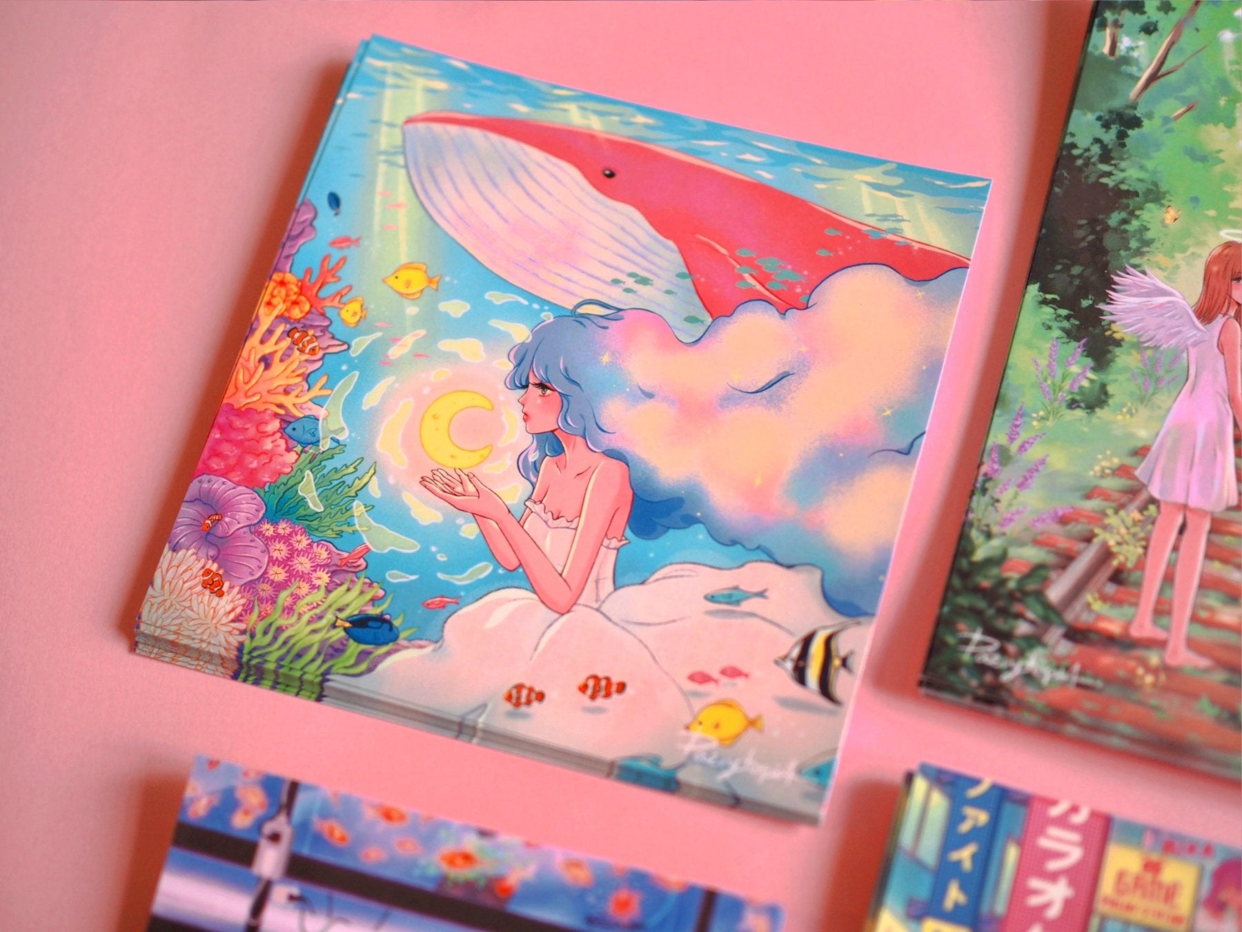 [PT01] Paerytopia Postcards (options) - Paerytopia_PT01S11 - Ocean Girl_korean_sticker_stationery