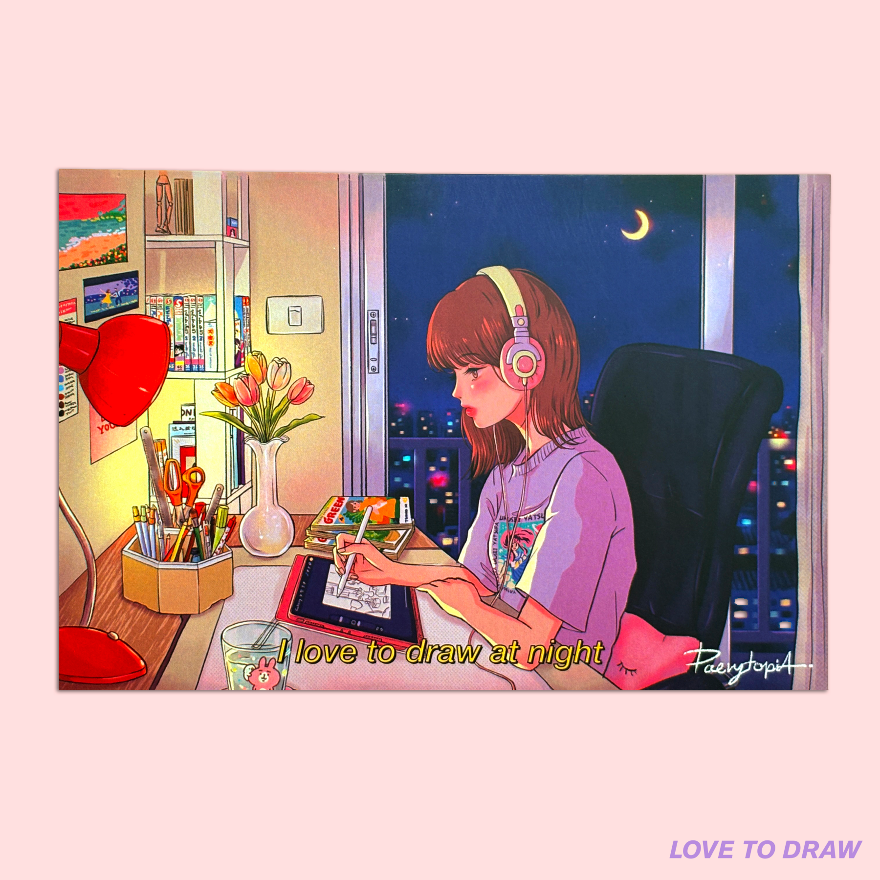 [PT01] Paerytopia Postcards (options) - Paerytopia_PT01S5 - Love to Draw_korean_sticker_stationery