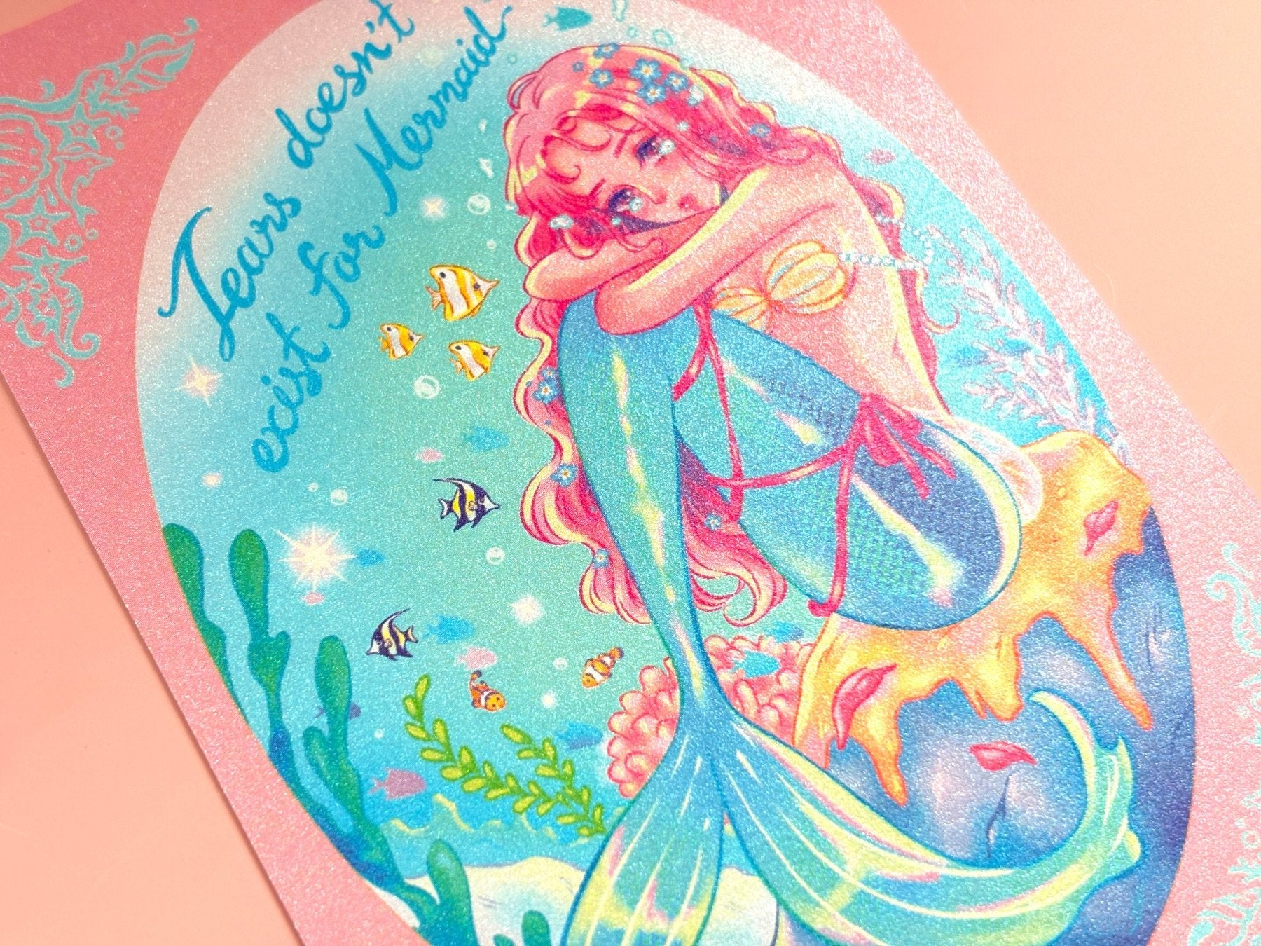 [PT01] Paerytopia Postcards (options) - Paerytopia_PT01S9 - Mermaid Tear_korean_sticker_stationery