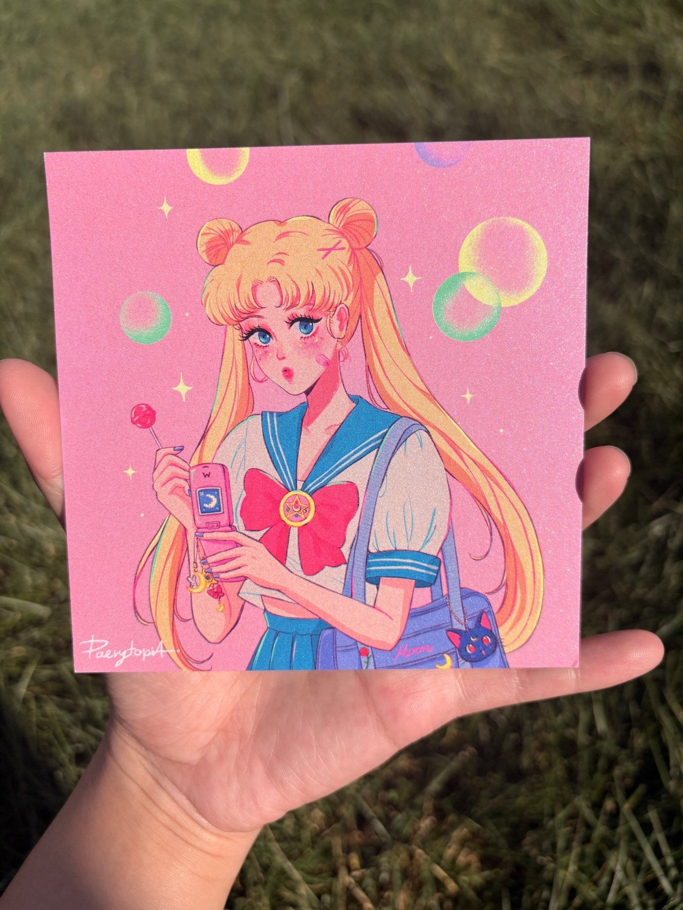 [PT01] Paerytopia Postcards (options) - Paerytopia_PT01S15 - Sailor Girl (Fanart)_korean_sticker_stationery