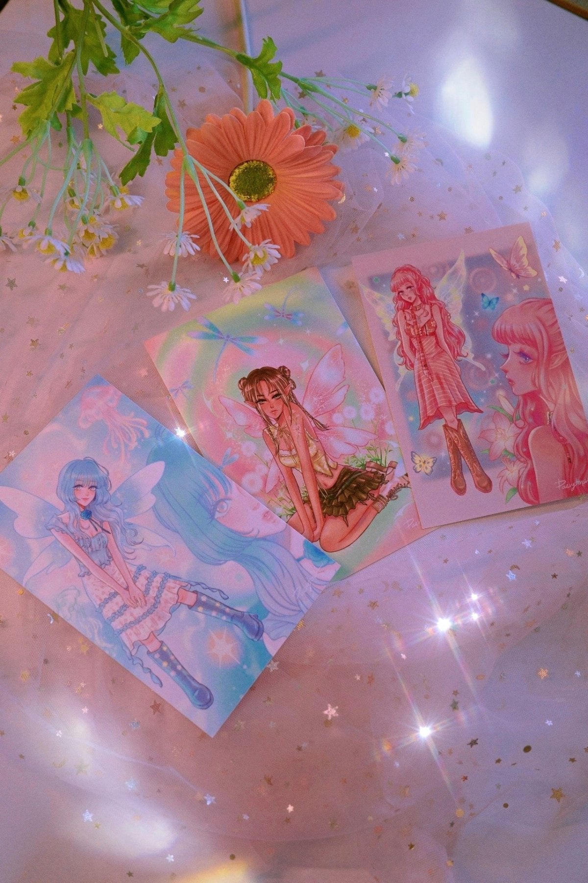 [PT01] Paerytopia Postcards (options) - Paerytopia_PT01S1 - Fairy A_korean_sticker_stationery