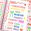 [PT02] Polticker 'Rug Alphabet' Sticker Sheets (options) - Polticker_PT02S1 - Red_korean_sticker_stationery