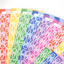 [PT02] Polticker 'Rug Alphabet' Sticker Sheets (options) - Polticker_PT02S1 - Red_korean_sticker_stationery
