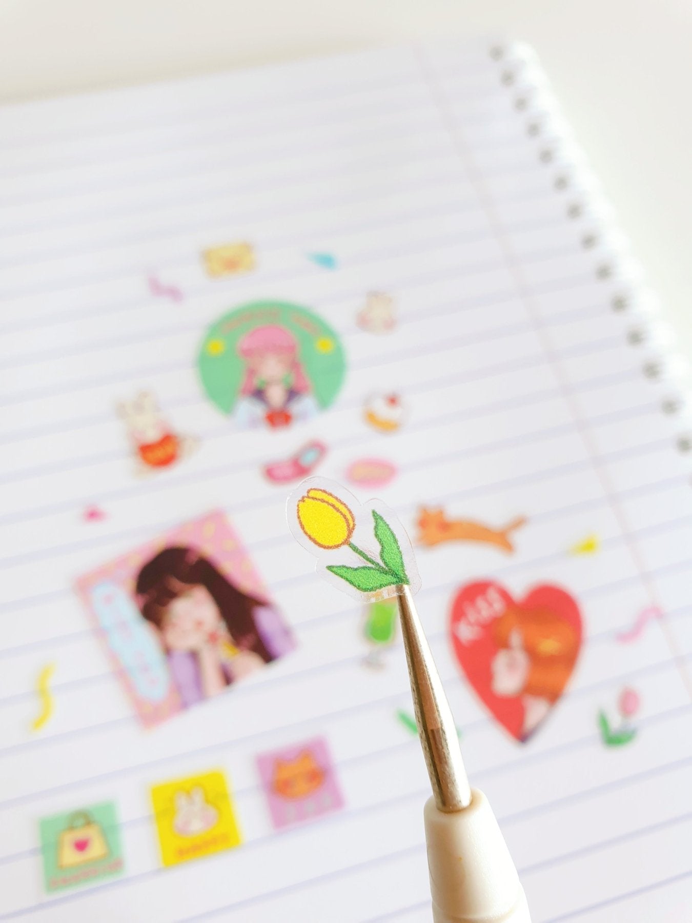 [PT04] Paerytopia Sweet Summer/Dreamy Day Sticker Sheet (options) - Paerytopia_PT04S2 - Dreamy Day_korean_sticker_stationery