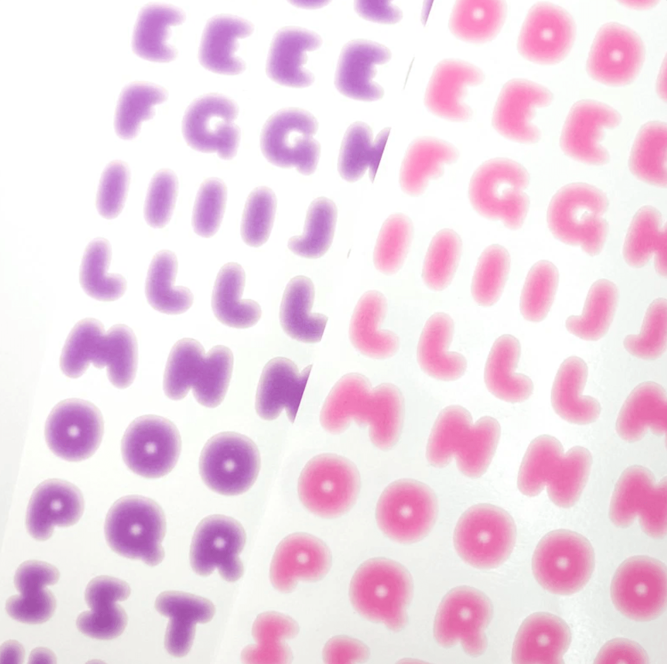 [PT04] Polticker 'Ice Fruits ver.2' Alphabet Sticker Sheets (options) - Polticker_PT04S1 - Orange_korean_sticker_stationery