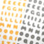 [PT04] Polticker 'Ice Fruits ver.2' Alphabet Sticker Sheets (options) - Polticker_PT04S1 - Orange_korean_sticker_stationery