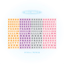 [PT04] Polticker 'Ice Fruits ver.2' Alphabet Sticker Sheets (options) - Polticker_PT04S1 - Orange_korean_sticker_stationery
