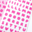 [PT05] Polticker 'Ice Fruits ver.1' Alphabet Sticker Sheets (options) - Polticker_PT05S1 - Pink_korean_sticker_stationery