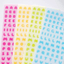 [PT05] Polticker 'Ice Fruits ver.1' Alphabet Sticker Sheets (options) - Polticker_PT05S1 - Pink_korean_sticker_stationery
