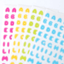 [PT05] Polticker 'Ice Fruits ver.1' Alphabet Sticker Sheets (options) - Polticker_PT05S1 - Pink_korean_sticker_stationery