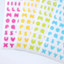 [PT05] Polticker 'Ice Fruits ver.1' Alphabet Sticker Sheets (options) - Polticker_PT05S1 - Pink_korean_sticker_stationery