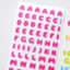 [PT05] Polticker 'Ice Fruits ver.1' Alphabet Sticker Sheets (options) - Polticker_PT05S1 - Pink_korean_sticker_stationery