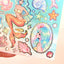 [PT06] Paerytopia Mermaid Sea/Sand Mini Holo Sticker Sheets (options) - Paerytopia_PT06S1 - Mermaid Sea_korean_sticker_stationery