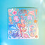 [PT06] Paerytopia Mermaid Sea/Sand Mini Holo Sticker Sheets (options) - Paerytopia_PT06S1 - Mermaid Sea_korean_sticker_stationery