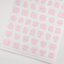 [PT06] Polticker 'Pastel Plaid Stitch Alphabet Sticker Sheets (options) - Polticker_PT06S1 - Pink_korean_sticker_stationery