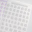[PT06] Polticker 'Pastel Plaid Stitch Alphabet Sticker Sheets (options) - Polticker_PT06S1 - Pink_korean_sticker_stationery