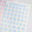 [PT06] Polticker 'Pastel Plaid Stitch Alphabet Sticker Sheets (options) - Polticker_PT06S1 - Pink_korean_sticker_stationery