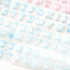 [PT09] Polticker 'New Kid Cream Alphabet' Sugar Glitter Kisscut Masking Tape (options) - Polticker_PT09S2 - Blue_korean_sticker_stationery