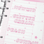 [PT09] Polticker 'New Kid Cream Alphabet' Sugar Glitter Kisscut Masking Tape (options) - Polticker_PT09S1 - Pink_korean_sticker_stationery
