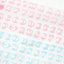 [PT09] Polticker 'New Kid Cream Alphabet' Sugar Glitter Kisscut Masking Tape (options) - Polticker_PT09S2 - Blue_korean_sticker_stationery