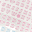 [PT09] Polticker 'New Kid Cream Alphabet' Sugar Glitter Kisscut Masking Tape (options) - Polticker_PT09S2 - Blue_korean_sticker_stationery