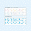 [PT12] Polticker 'Emobossed Pastel Music Notes' Kisscut Masking Tape - Polticker__korean_sticker_stationery