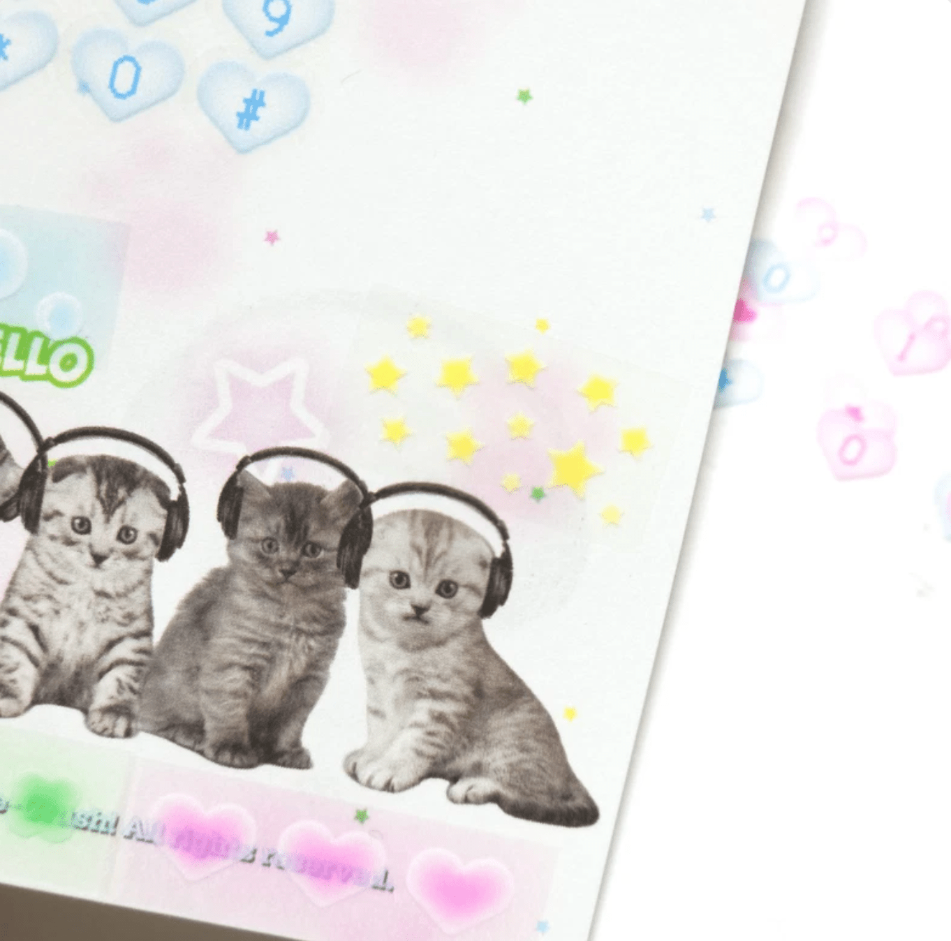 [PT13] Polticker 'Emobossed Square Square' Kisscut Masking Tape - Polticker__korean_sticker_stationery