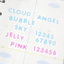 [PT15] Polticker 'Embossed Jelly Alphabet' Kisscut Masking Tape (optioins) - Polticker_PT15S2 - Blue_korean_sticker_stationery